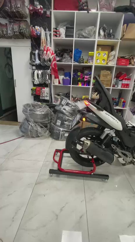 Universal Motosiklet Kaldırma Sehpası 360 Derece Döner - Kilitli
